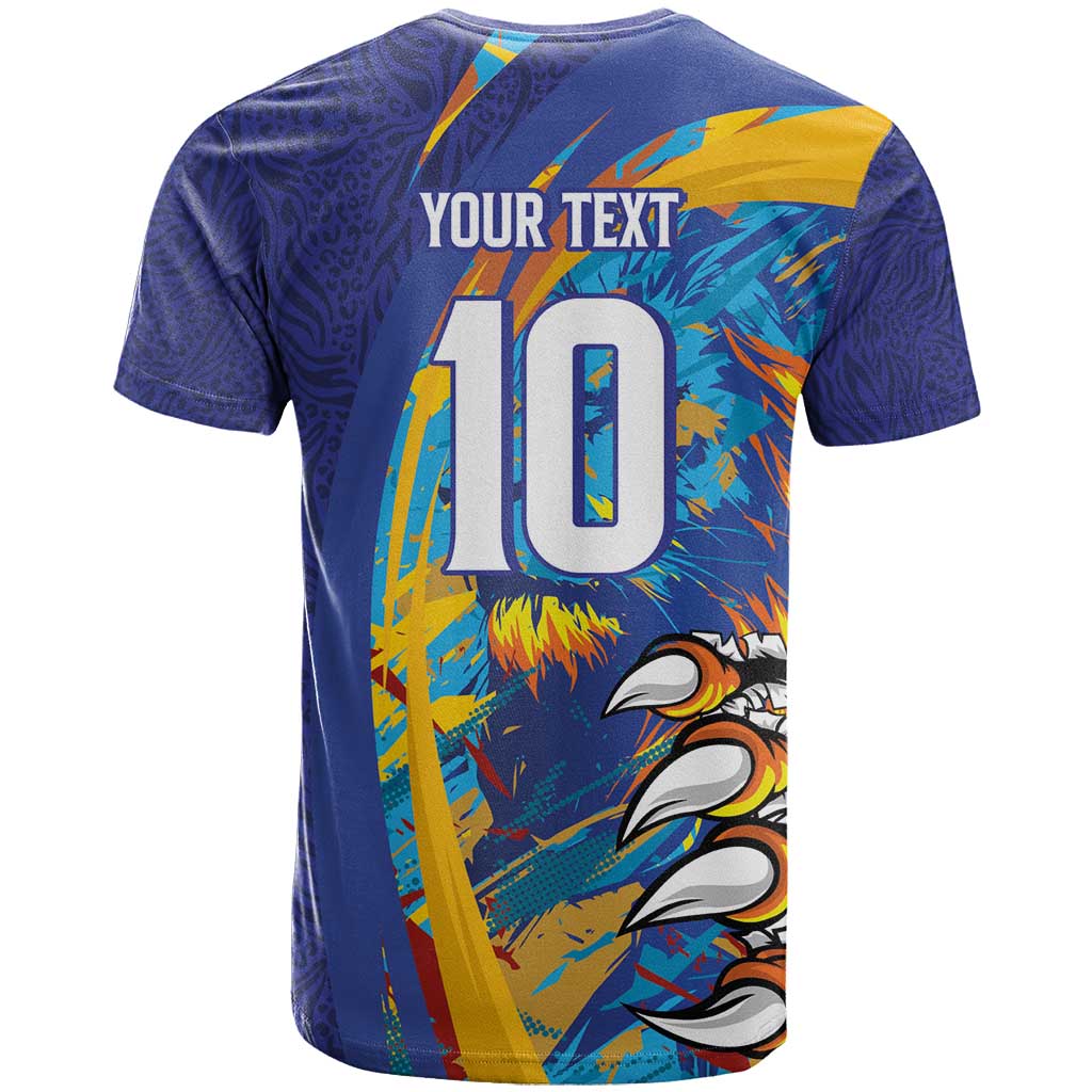 Custom Saint Lucia Cricket Kings T Shirt Power Lions of Caribbean - Wonder Print Shop