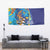 Saint Lucia Cricket Kings Tapestry Power Lions of Caribbean - Wonder Print Shop