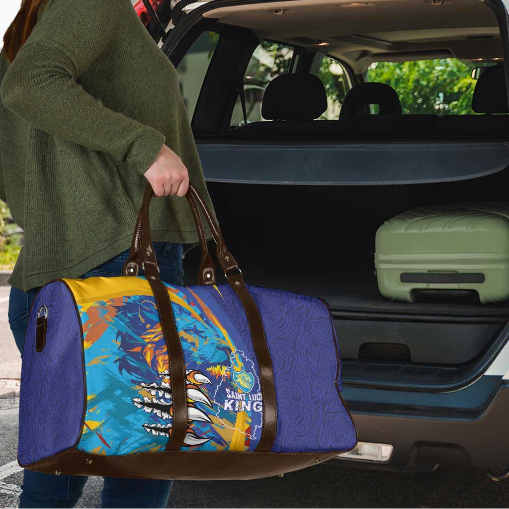 Saint Lucia Cricket Kings Travel Bag Power Lions of Caribbean - Wonder Print Shop