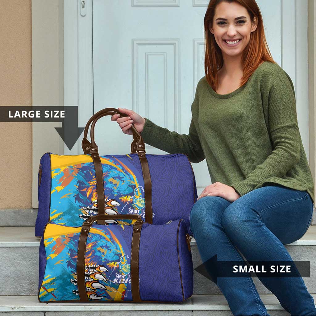 Saint Lucia Cricket Kings Travel Bag Power Lions of Caribbean - Wonder Print Shop