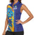Custom Saint Lucia Cricket Kings Women Sleeveless Polo Shirt Power Lions of Caribbean - Wonder Print Shop