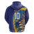 Custom Saint Lucia Cricket Kings Zip Hoodie Power Lions of Caribbean - Wonder Print Shop