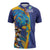 Custom Saint Lucia Cricket Kings Zipper Polo Shirt Power Lions of Caribbean - Wonder Print Shop