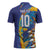 Custom Saint Lucia Cricket Kings Zipper Polo Shirt Power Lions of Caribbean - Wonder Print Shop