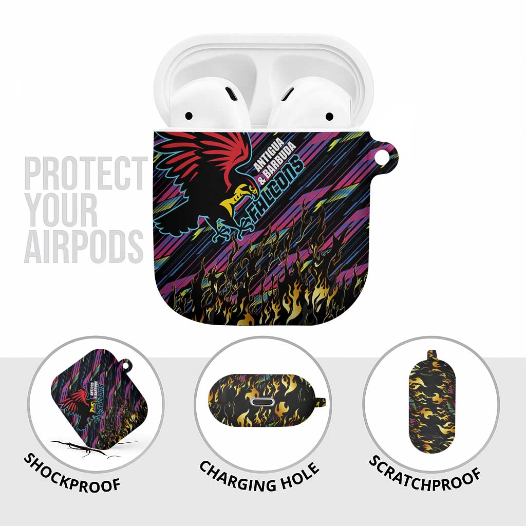Antigua & Barbuda Cricket Falcons AirPods Case Through The Fire - Wonder Print Shop