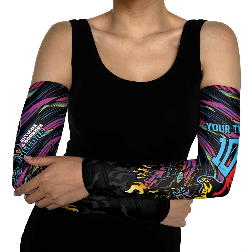 Antigua & Barbuda Cricket Falcons Arm Sleeves Through The Fire - Wonder Print Shop