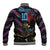 Custom Antigua & Barbuda Cricket Falcons Baseball Jacket Through The Fire - Wonder Print Shop