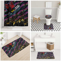 Antigua & Barbuda Cricket Falcons Bathroom Set Through The Fire - Wonder Print Shop