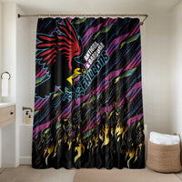 Antigua & Barbuda Cricket Falcons Bathroom Set Through The Fire - Wonder Print Shop