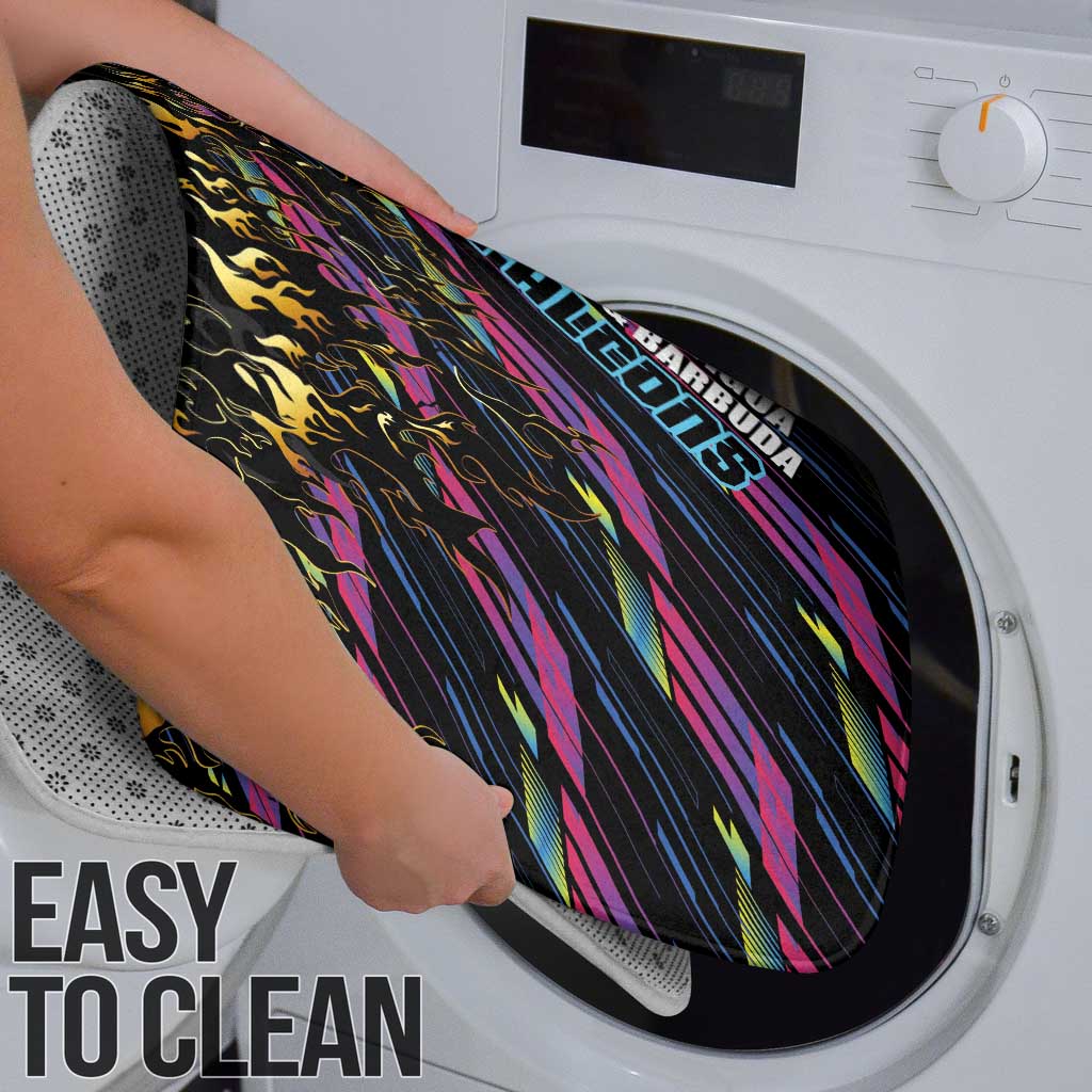 Antigua & Barbuda Cricket Falcons Bathroom Set Through The Fire - Wonder Print Shop