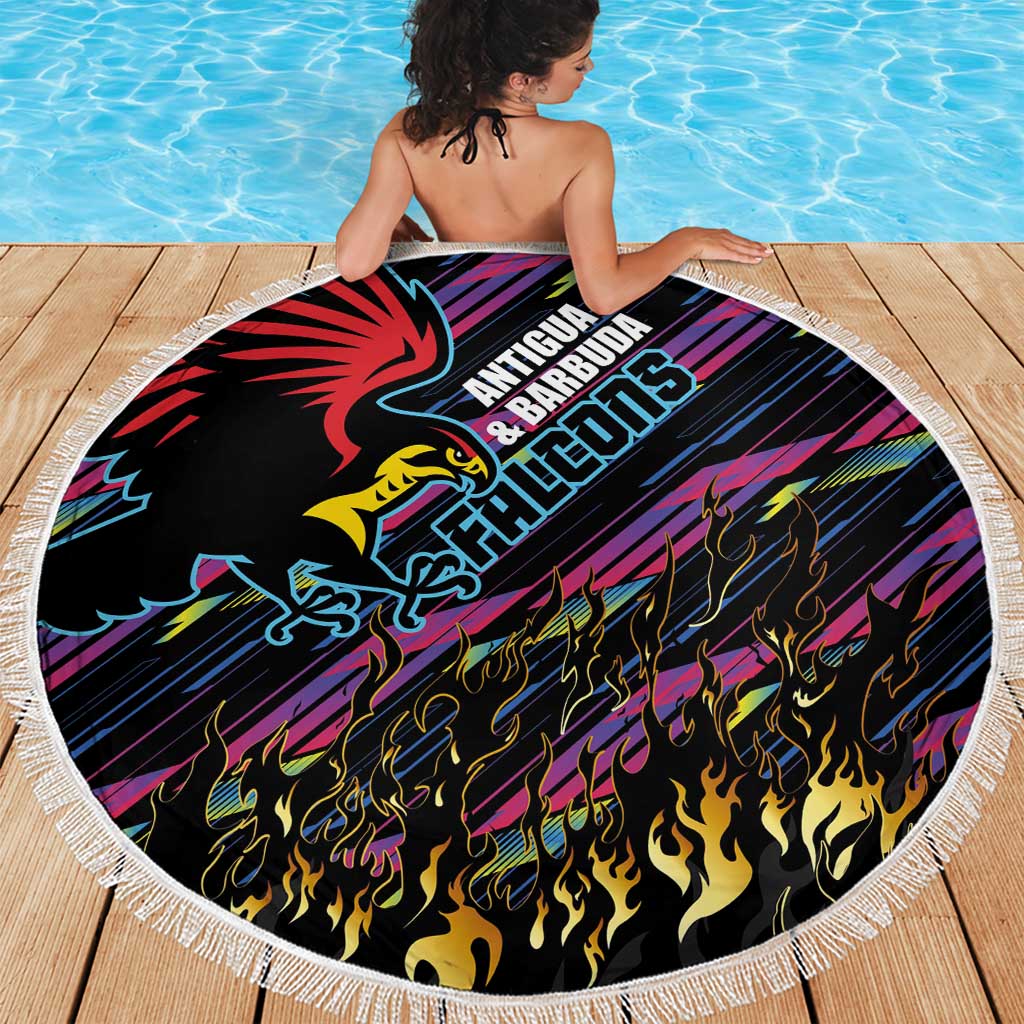 Antigua & Barbuda Cricket Falcons Beach Blanket Through The Fire - Wonder Print Shop