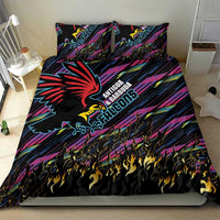 Antigua & Barbuda Cricket Falcons Bedding Set Through The Fire - Wonder Print Shop