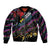Custom Antigua & Barbuda Cricket Falcons Bomber Jacket Through The Fire - Wonder Print Shop
