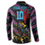 Custom Antigua & Barbuda Cricket Falcons Button Sweatshirt Through The Fire - Wonder Print Shop
