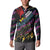 Custom Antigua & Barbuda Cricket Falcons Button Sweatshirt Through The Fire - Wonder Print Shop