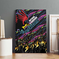 Antigua & Barbuda Cricket Falcons Canvas Wall Art Through The Fire - Wonder Print Shop