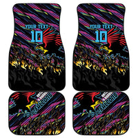 Antigua & Barbuda Cricket Falcons Car Mats Through The Fire - Wonder Print Shop