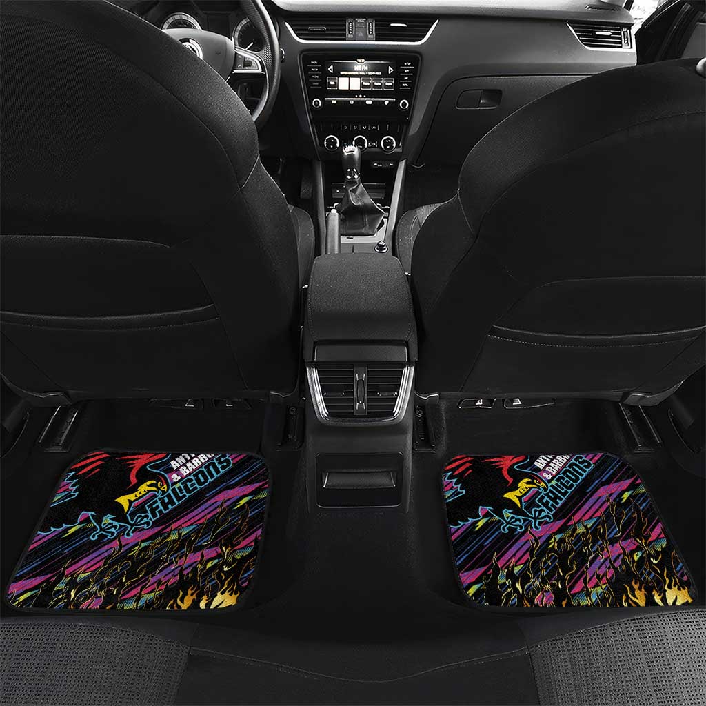 Antigua & Barbuda Cricket Falcons Car Mats Through The Fire - Wonder Print Shop
