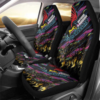 Antigua & Barbuda Cricket Falcons Car Seat Cover Through The Fire - Wonder Print Shop