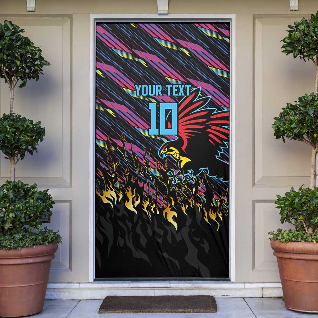 Antigua & Barbuda Cricket Falcons Door Cover Through The Fire - Wonder Print Shop