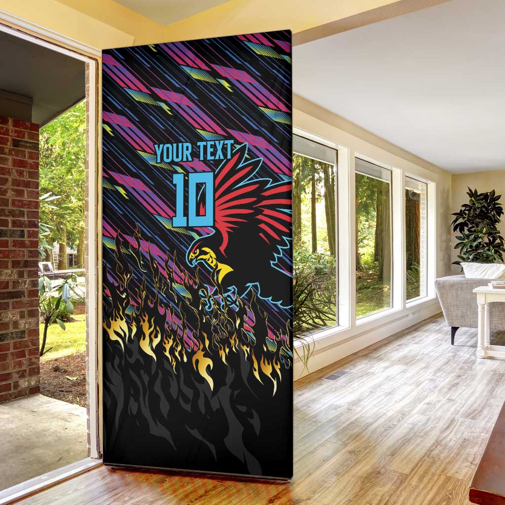 Antigua & Barbuda Cricket Falcons Door Cover Through The Fire - Wonder Print Shop