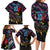 Custom Antigua & Barbuda Cricket Falcons Family Matching Long Sleeve Bodycon Dress and Hawaiian Shirt Through The Fire - Wonder Print Shop