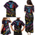 Custom Antigua & Barbuda Cricket Falcons Family Matching Puletasi and Hawaiian Shirt Through The Fire - Wonder Print Shop