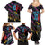 Custom Antigua & Barbuda Cricket Falcons Family Matching Summer Maxi Dress and Hawaiian Shirt Through The Fire - Wonder Print Shop