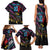 Custom Antigua & Barbuda Cricket Falcons Family Matching Tank Maxi Dress and Hawaiian Shirt Through The Fire - Wonder Print Shop