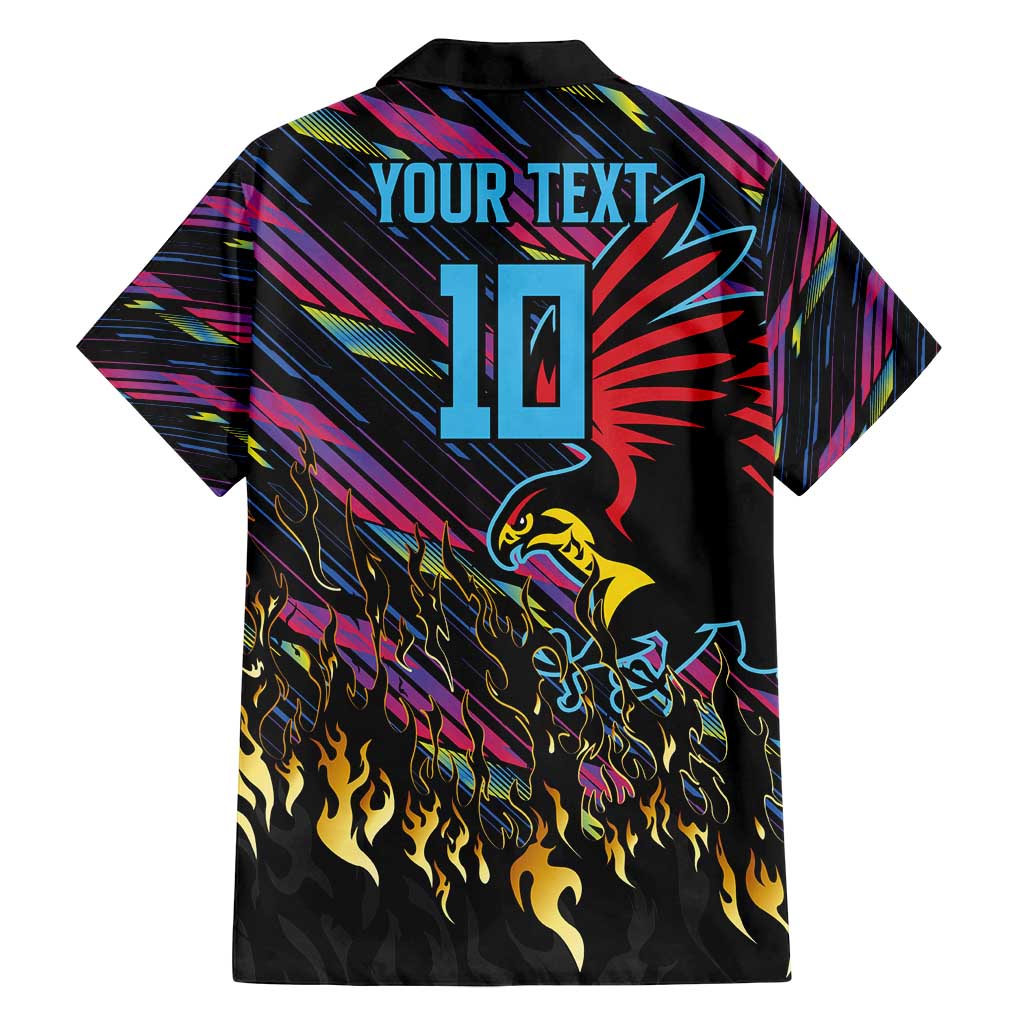 Custom Antigua & Barbuda Cricket Falcons Family Matching Tank Maxi Dress and Hawaiian Shirt Through The Fire - Wonder Print Shop