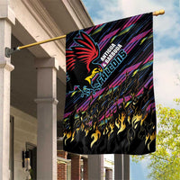 Antigua & Barbuda Cricket Falcons Garden Flag Through The Fire - Wonder Print Shop