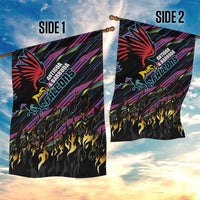 Antigua & Barbuda Cricket Falcons Garden Flag Through The Fire - Wonder Print Shop