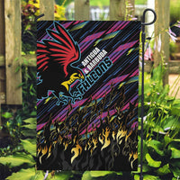 Antigua & Barbuda Cricket Falcons Garden Flag Through The Fire - Wonder Print Shop
