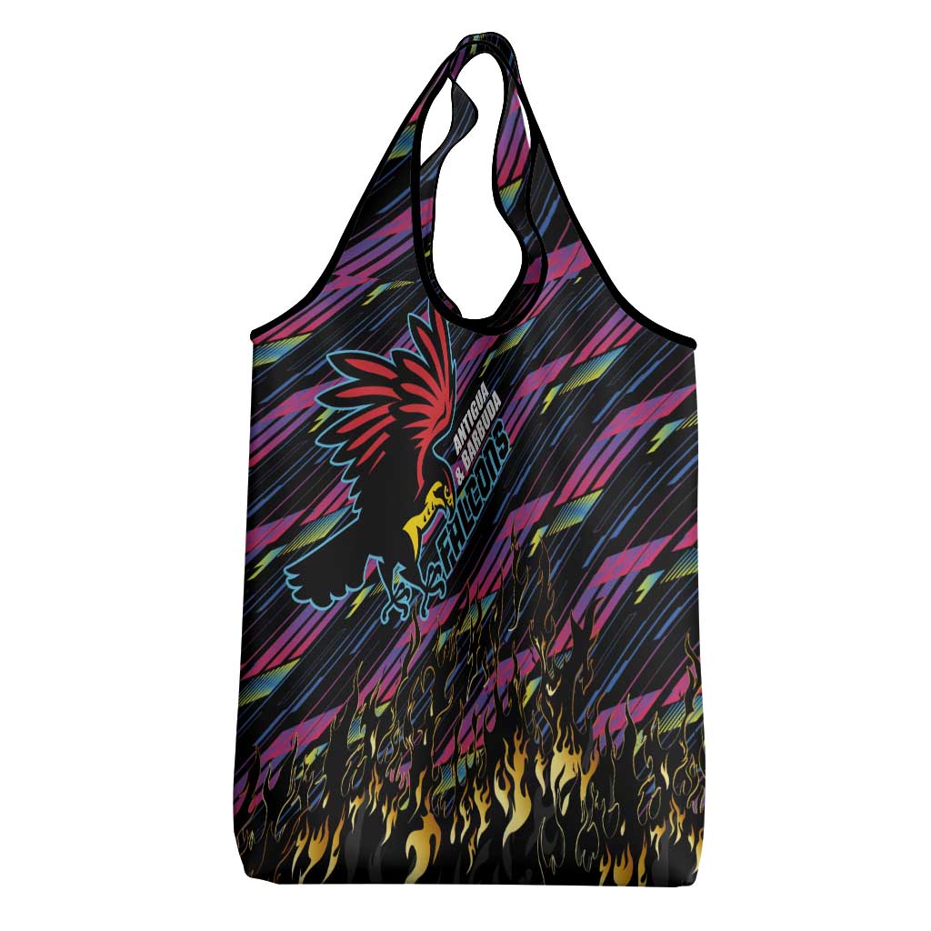 Antigua & Barbuda Cricket Falcons Grocery Bag Through The Fire - Wonder Print Shop