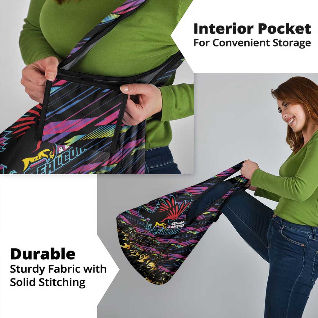 Antigua & Barbuda Cricket Falcons Grocery Bag Through The Fire - Wonder Print Shop