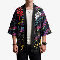 Custom Antigua & Barbuda Cricket Falcons Kimono Through The Fire - Wonder Print Shop