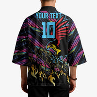 Custom Antigua & Barbuda Cricket Falcons Kimono Through The Fire - Wonder Print Shop