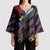 Custom Antigua & Barbuda Cricket Falcons Kimono Sleeve Blouse Through The Fire - Wonder Print Shop