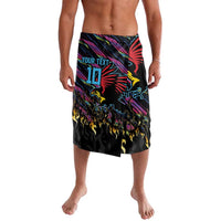 Custom Antigua & Barbuda Cricket Falcons Lavalava Through The Fire - Wonder Print Shop