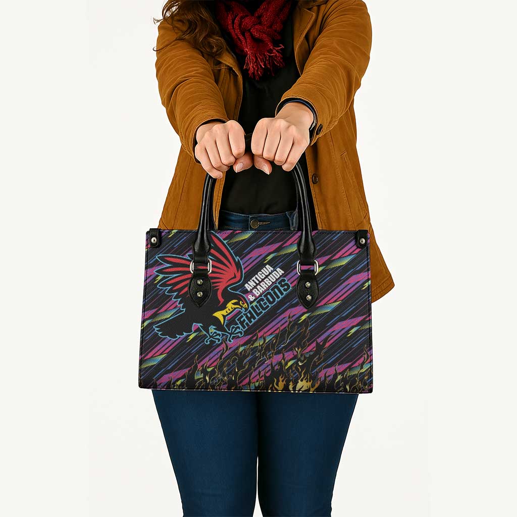 Antigua & Barbuda Cricket Falcons Leather Bag Through The Fire - Wonder Print Shop