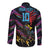 Custom Antigua & Barbuda Cricket Falcons Long Sleeve Button Shirt Through The Fire - Wonder Print Shop