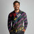 Custom Antigua & Barbuda Cricket Falcons Long Sleeve Polo Shirt Through The Fire - Wonder Print Shop
