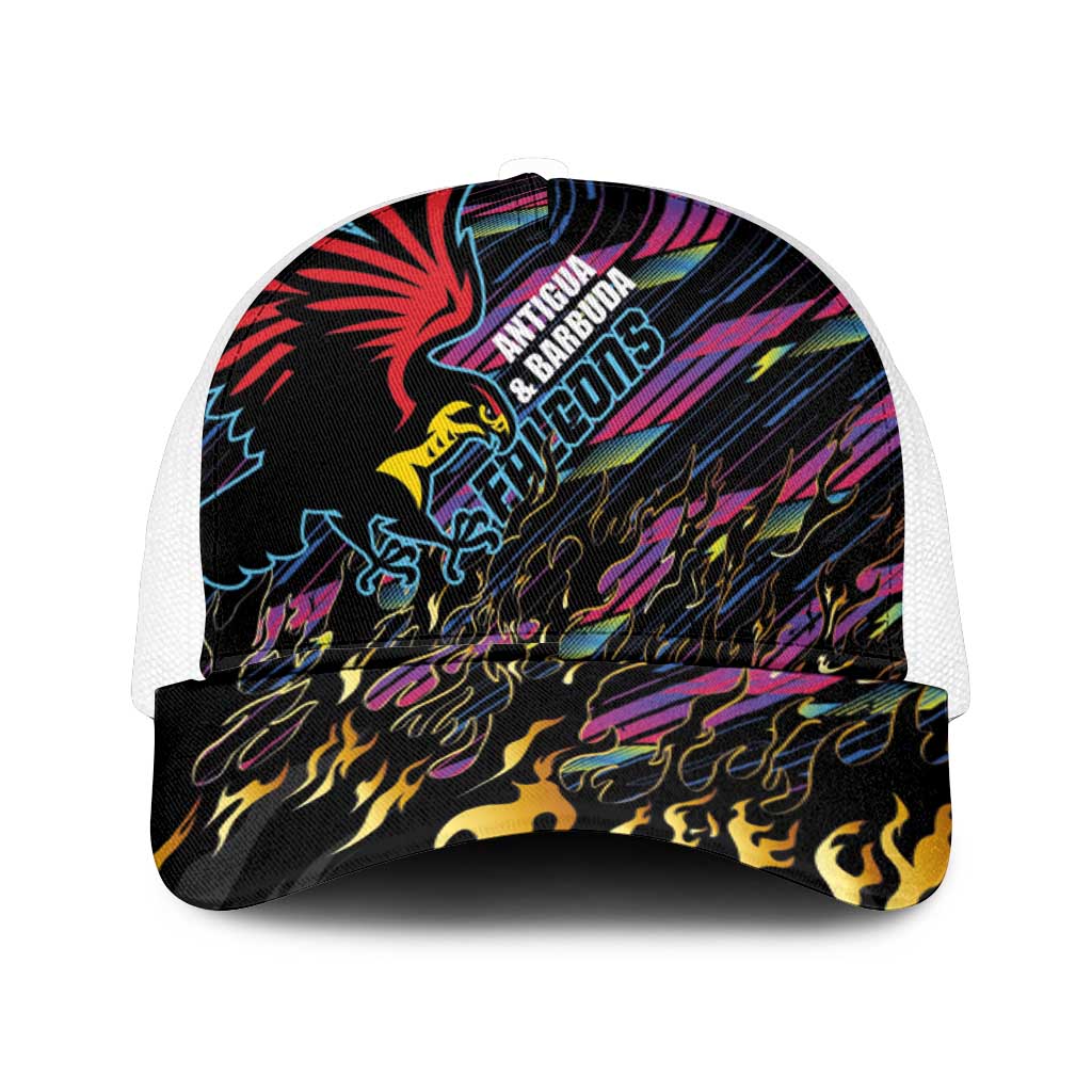 Antigua & Barbuda Cricket Falcons Mesh Trucker Cap Through The Fire - Wonder Print Shop