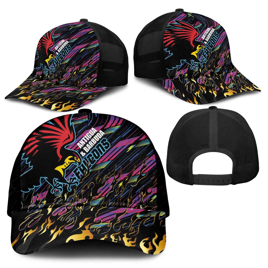 Antigua & Barbuda Cricket Falcons Mesh Trucker Cap Through The Fire - Wonder Print Shop