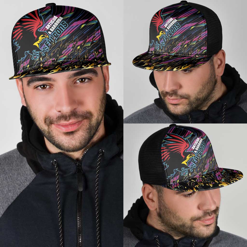 Antigua & Barbuda Cricket Falcons Mesh Trucker Cap Through The Fire - Wonder Print Shop