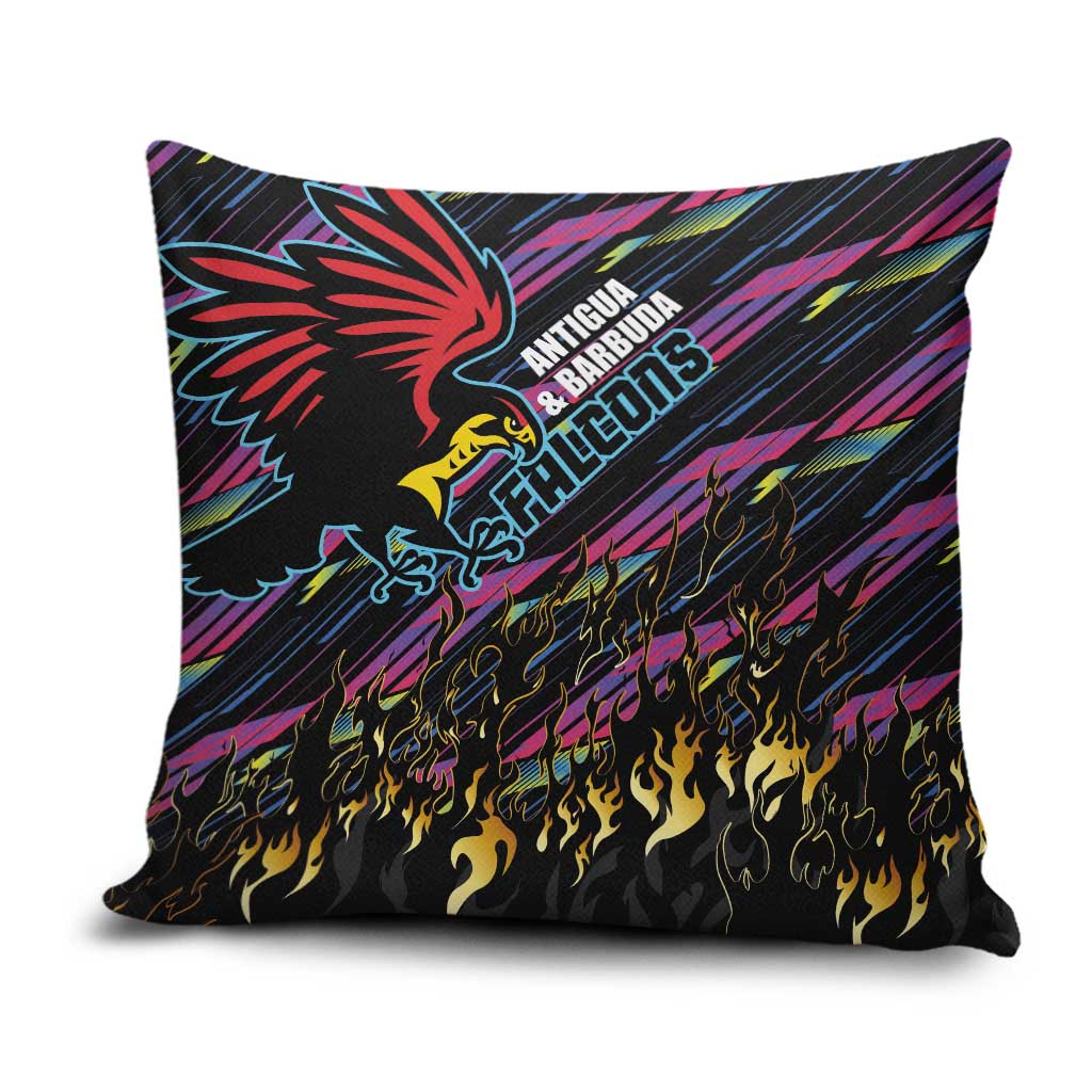 Antigua & Barbuda Cricket Falcons Pillow Cover Through The Fire - Wonder Print Shop