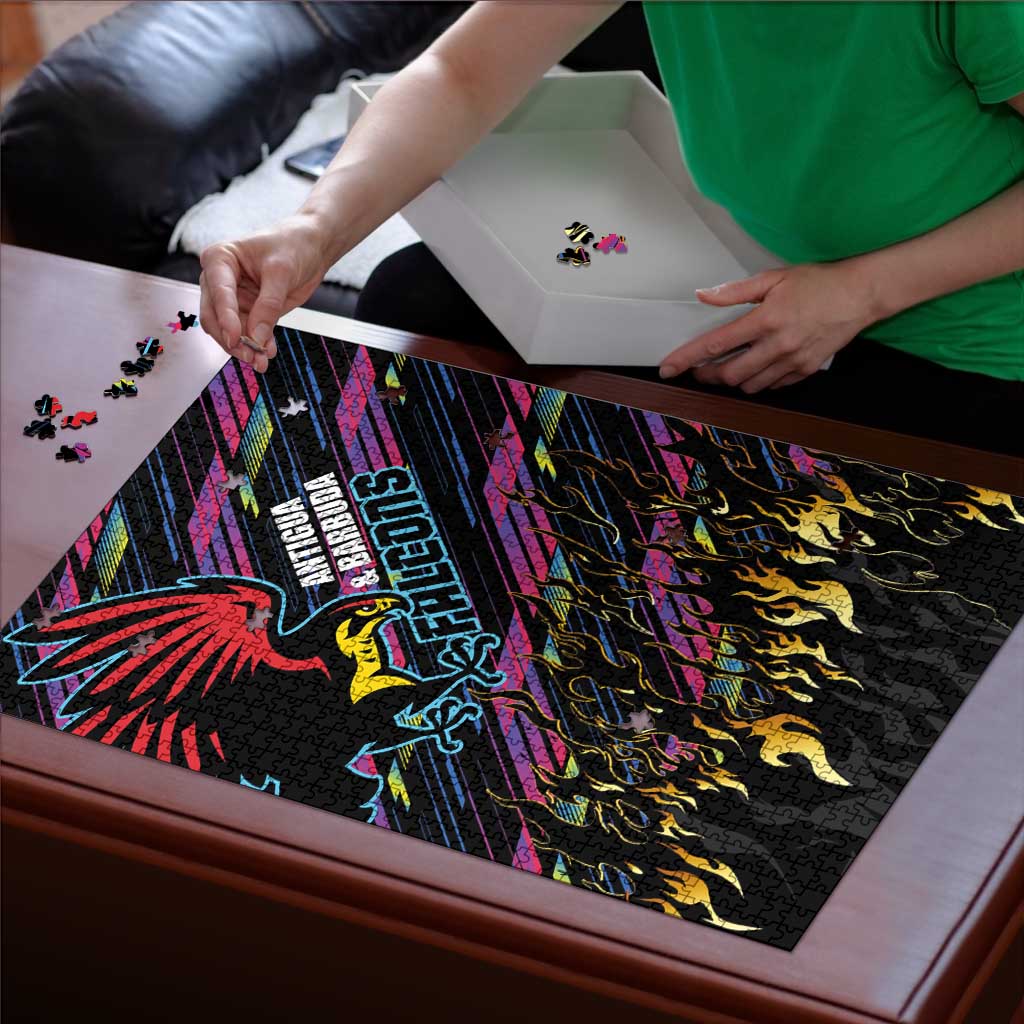 Antigua & Barbuda Cricket Falcons Puzzle Through The Fire - Wonder Print Shop