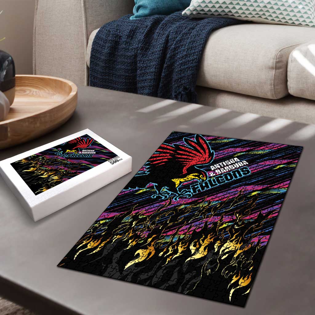 Antigua & Barbuda Cricket Falcons Puzzle Through The Fire - Wonder Print Shop