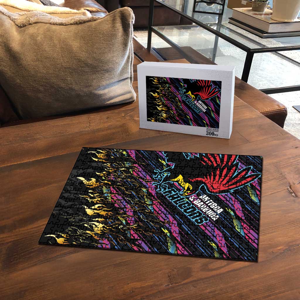 Antigua & Barbuda Cricket Falcons Puzzle Through The Fire - Wonder Print Shop