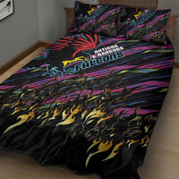 Antigua & Barbuda Cricket Falcons Quilt Bed Set Through The Fire - Wonder Print Shop